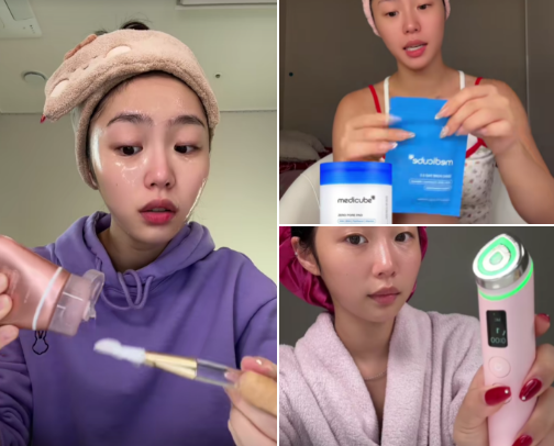 Skin care💫 cover photo collage