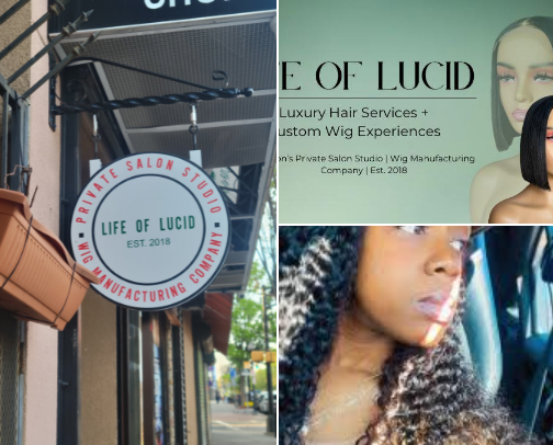 Life of Lucid Wigs cover photo collage