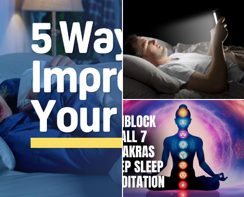 Advice for Establishing Healthy Sleep Patterns cover photo collage