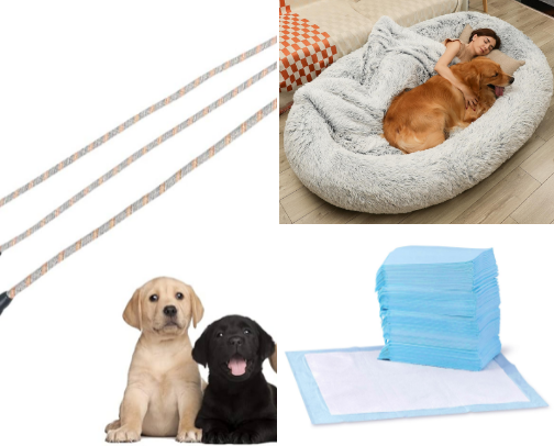 New Puppy/Dog Essentials cover photo collage