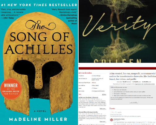 My favorite book recs cover photo collage