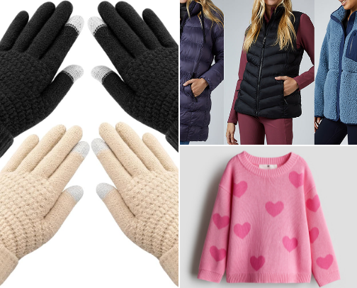 Winter outfits cover photo collage