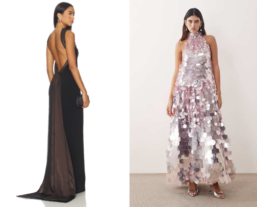 Special Occasion Dresses + Bags cover photo collage