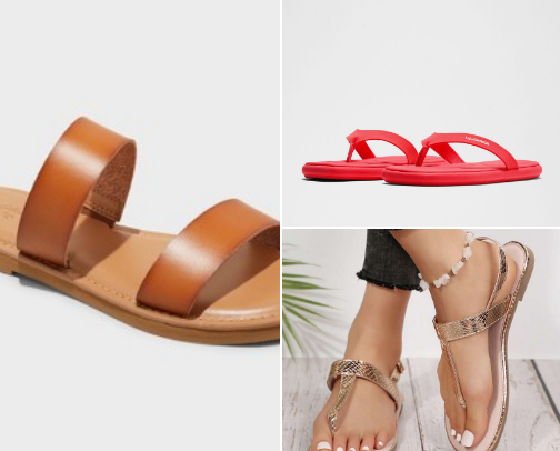 Woman's sandals 👡 cover photo collage