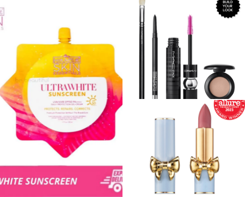 Cosmetics that can suits you cover photo collage