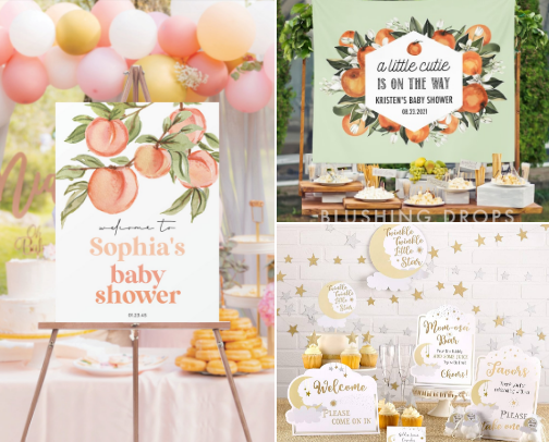 Baby Shower Themes For Every Style cover photo collage