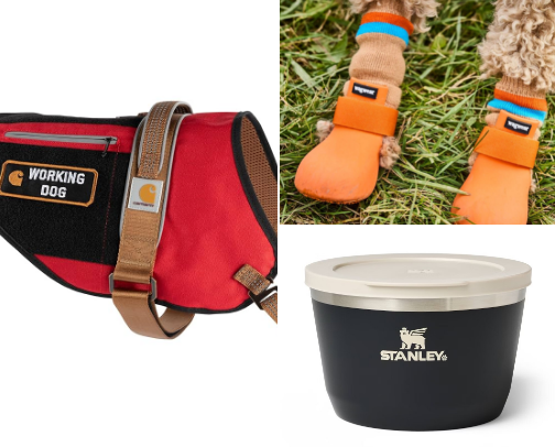 Service dog gear cover photo collage
