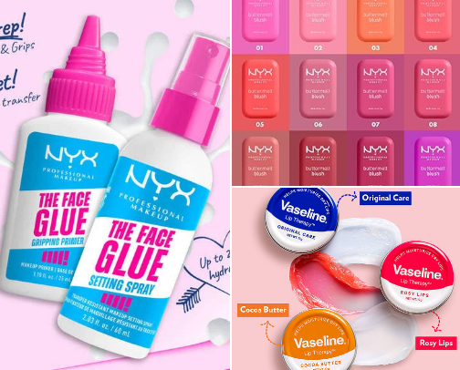 Clean girl makeup routine 💋🎀🧸💄 cover photo collage