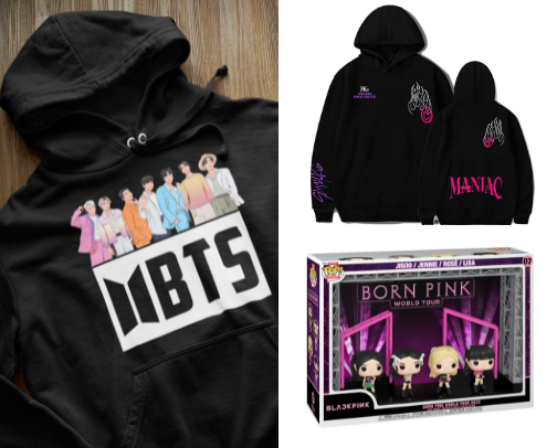 Merch cover photo collage