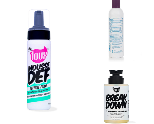 My favorite curly hair products💕 cover photo collage