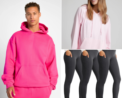 Comfy clothes cover photo collage