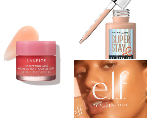 My favourite beauty products cover photo collage