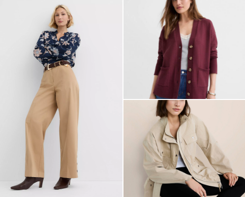 Work fashion with sass! cover photo collage