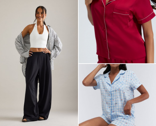 Luxurious Loungewear/Nightwear cover photo collage