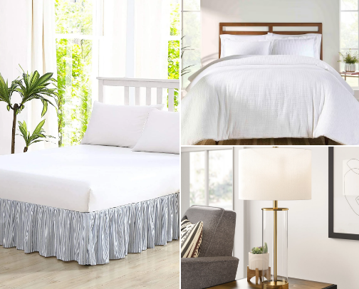 Cozy Coastal Bedroom Decor 🐚🤍 cover photo collage