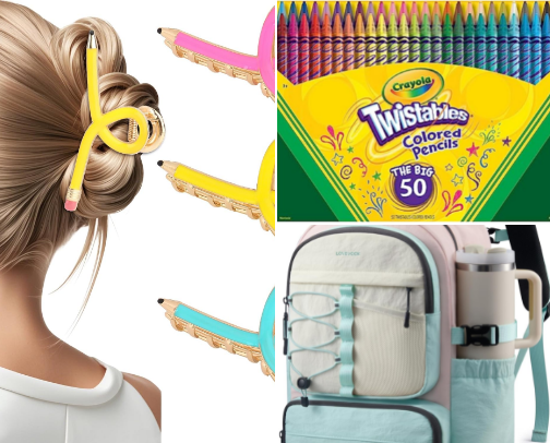 Middle School Back to School Supplies cover photo collage