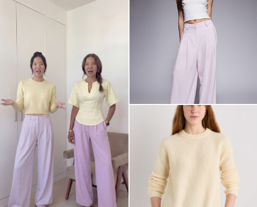 lavender + butter yellow cover photo collage