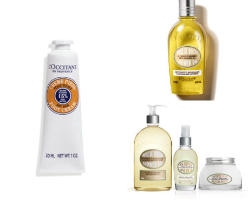 My favorite items from the L'Occitane En Provence Advent Calendar cover photo collage