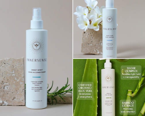 Curly Hair products cover photo collage