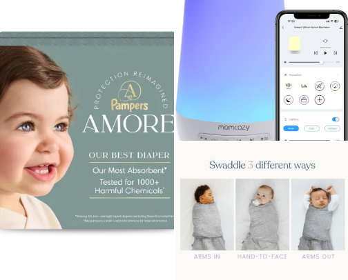 Baby Must Haves cover photo collage