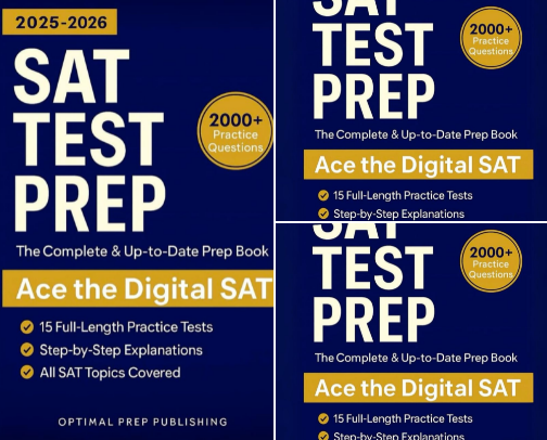Save & Read - SAT Test Prep: The Complete & Up-to-Date Prep Book with Full-Length Practice Tests, Exam-Ready Practice Questions & Step-by-Step Explanations to Ace the Digital SAT score-boosting picks cover photo collage