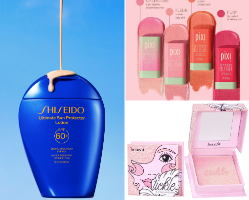 my everyday face ☀️🍓✨🎀 cover photo collage
