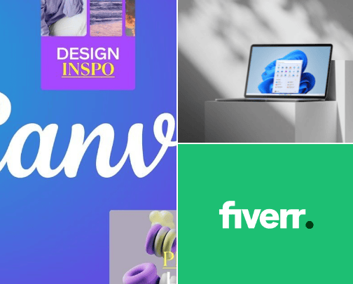 Website/app cover photo collage