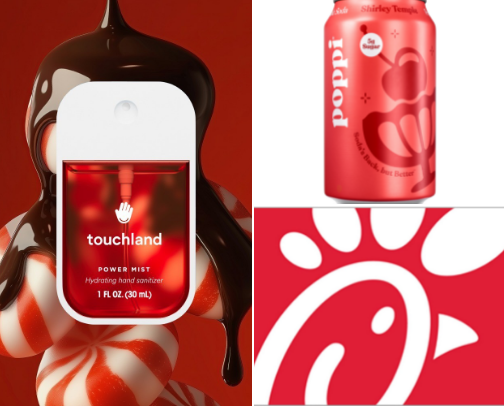 red gift basket ideas ❤️💋🍷💄🍟 cover photo collage