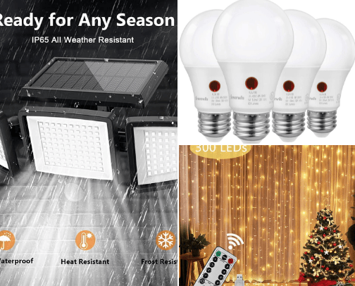 Lighting & fixtures cover photo collage