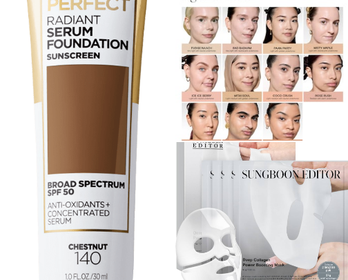 Makeup Allies for Women Over 40: Find products that work with the skin’s texture rather than trying to mask it. cover photo collage