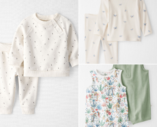 Baby Clothing I LOVE cover photo collage