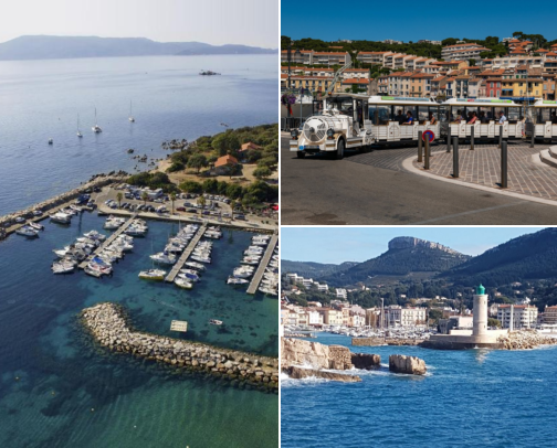 Coastal Walks, Beautiful Views & Slow Days by the Sea Cassis, France cover photo collage