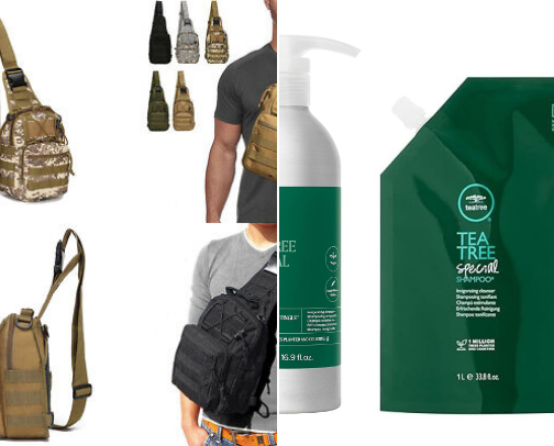 Items purchased for husband cover photo collage