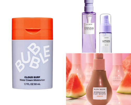 Favorite Skincare Products cover photo collage