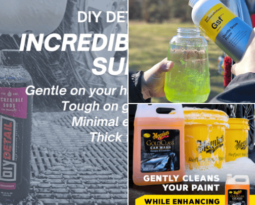 Car Wash Shampoo & Snow Foam #FoamTownUSA cover photo collage