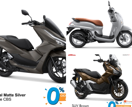 New Honda PCX 160 CBS SmartKey Sepeda Motor Motorcycle - Special Mega Campaign cover photo collage
