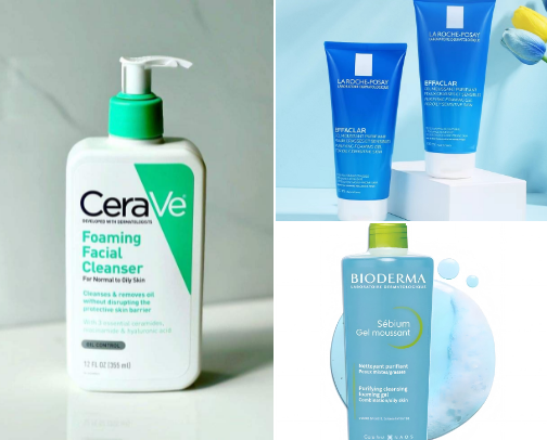 My Skincare List for Oily and Sensitive skin cover photo collage