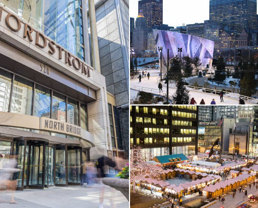Chicago during the holidays! 🎄🎅🏼 cover photo collage