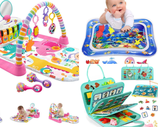 New born toys! cover photo collage