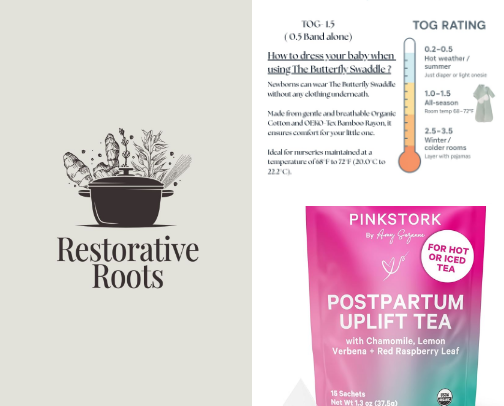 Welcome Baby! Postpartum Necessities and Must-have Treasures cover photo collage