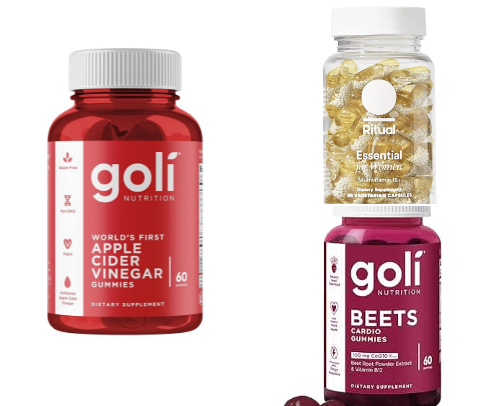 Vitamins & Supplements cover photo collage