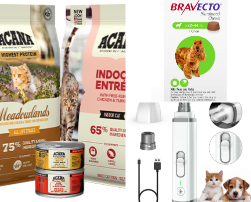 MY PETS’ ESSENTIALS & FAVORITES cover photo collage