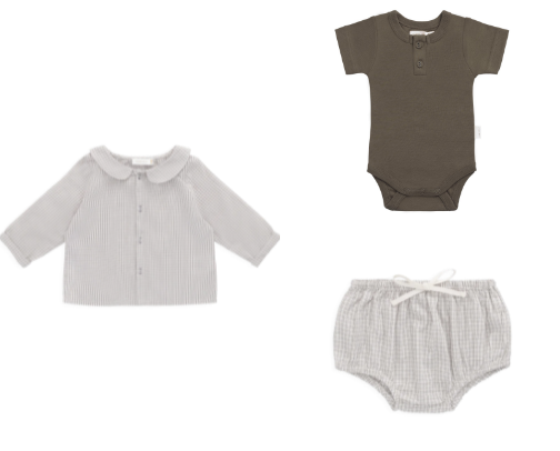 The Cutest Neutral BabyWear from Jamie Kay currently on Sale! cover photo collage