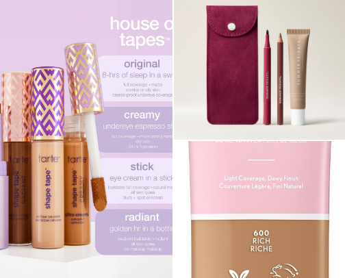 makeup bag cover photo collage