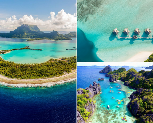 🌿 Dream Nature Escapes: Beautiful Places Around The World cover photo collage