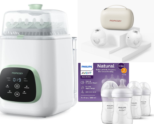 Baby essentials cover photo collage