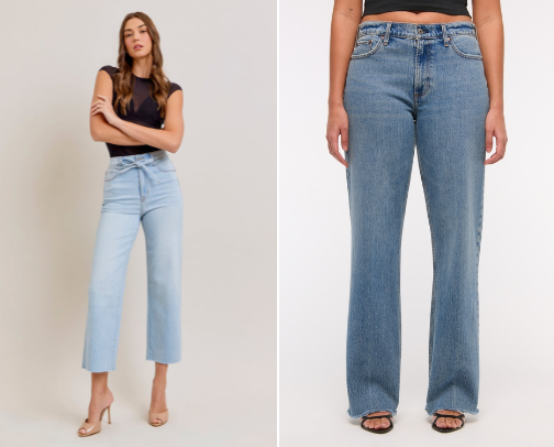 Favorite jeans for moms! cover photo collage