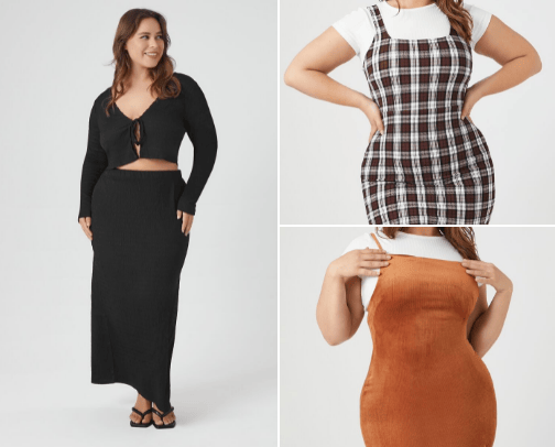 Plus Size Fashion cover photo collage