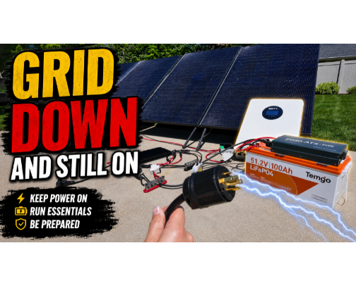 My 240V Plug-In Solar DIES in a Blackout — I SOLVED It! cover photo collage