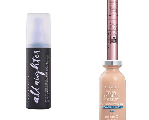 Long-lasting makeup cover photo collage